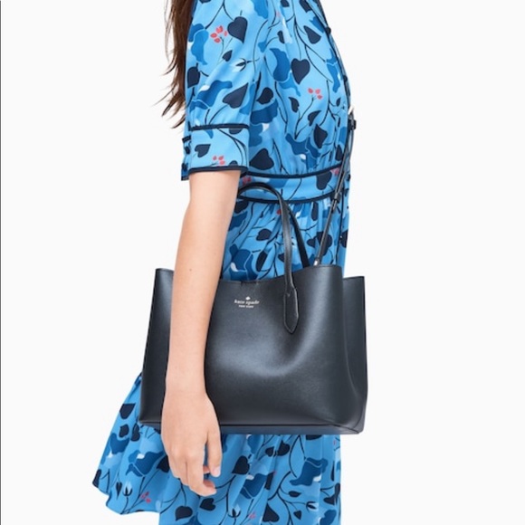 Kate spade Harper satchel in off white and yellow - Picture 8 of 12